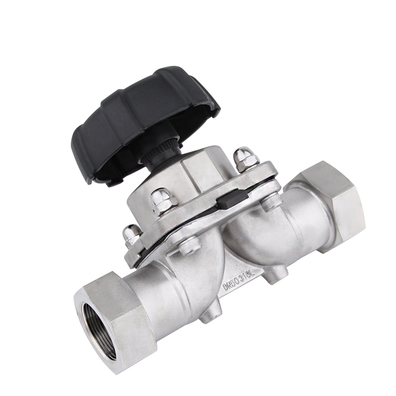 Sanitary manual Gemu NPT female thread diaphragm valve with smooth inner surface polishing