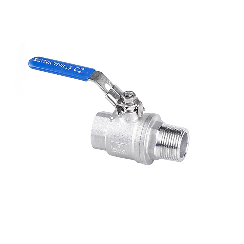 Manual male and female threaded 2pc ball valve