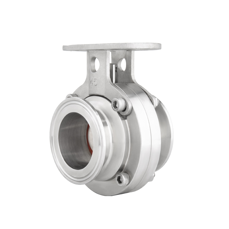 Sanitary Tri-clamp platform butterfly valve