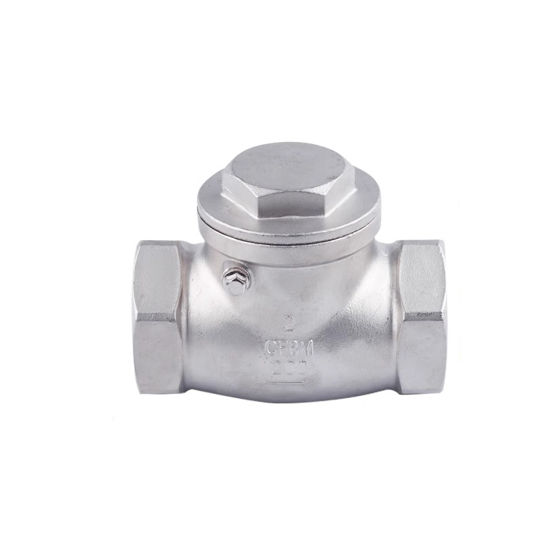 Female thread horizontal check valve
