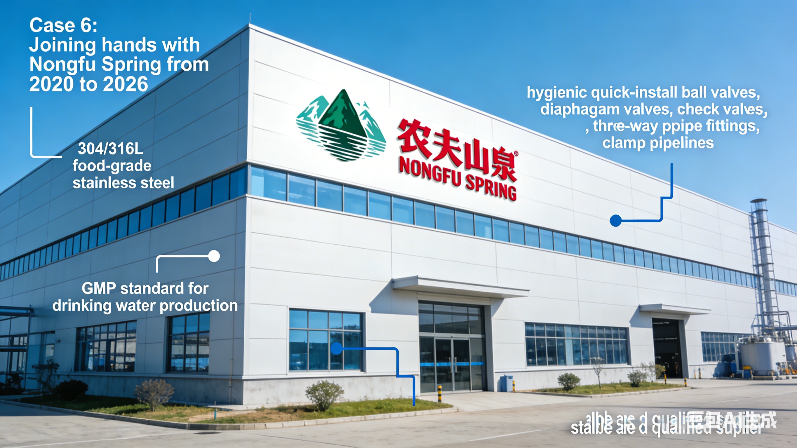 Cooperation with Nongfu Spring, Assisting High-Standard Production in the Drinking Water Industry